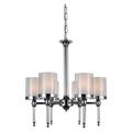 Cwi Lighting 6 Light Candle Chandelier With Chrome Finish 9851P22-6-601